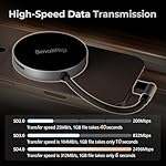 SMALLRIG SD/TF Dual-Slot Card Reader, USB 4.0 312MB/s High-Speed Transfer, Magnetic Adsorption Phone & 90° Angled Connector for iPhone 17/16/15 for Samsung/for Huawei, SDXC/TF Card Adapter - 4870 - Image 2