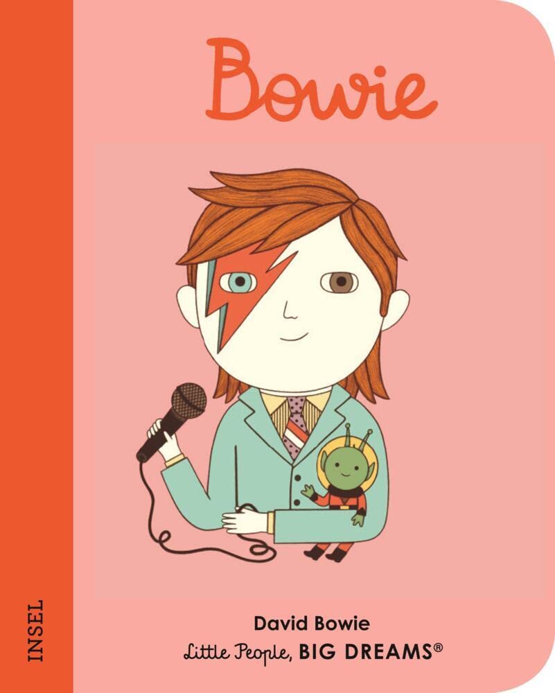 David Bowie - Little People, BIG DREAMS. Mini (Deutsche Ausgabe): Pappbilderbuch mit abgerundeten Ecken für Kinder von 1 bis 3 Jahren