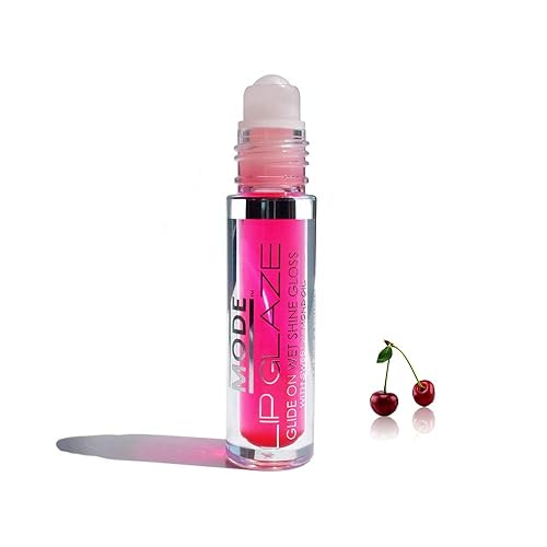 Miniatura 9 de MODE Lip Glaze - Brillo de labios saborizado delicioso sabor a frambuesa, brillo nutritivo dulce y húmedo, hidratante, aceites naturales hidratantes