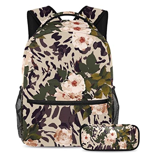 Sac à dos de voyage violet fille garçon avec étui et porte-bouteille
