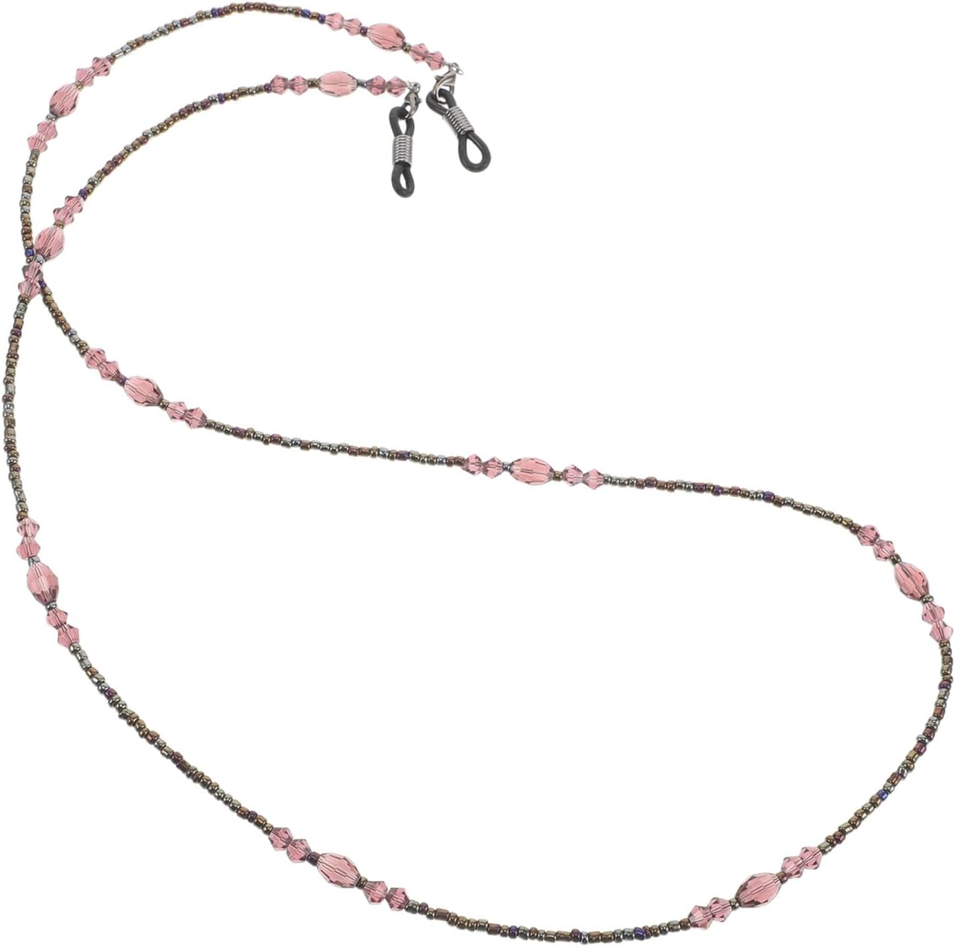 MAGICLULU Beaded Eyeglass Chain Necklace for Men and Women Anti-slip Glasses Holder Strap around Neck Vintage Glass Beads Sunglasses Hanging Accessory