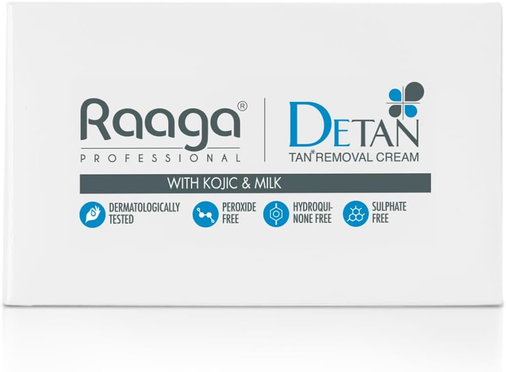 Raaga Professional De-Tan Tan removal Cream 72g (12g*6)