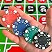SEETOOOGAMES 100 Pieces 11.5g Clay Composite Dice Striped Casino Poker Chips- 4 Colors (red, Green, Black and Blue)
