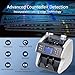 Awoco Money Counter Bank-Grade/Bill Counter Machine Mixed Denomination with Value Counting, Support Mult-Currency, UV/MG/MT/IR/Double CIS Counterfeit Detectionr with External Display