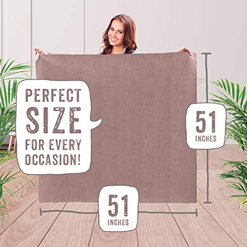Brown Leather Splat Mat - Waterproof Baby High Chair Floor Mat | High Chair Mat | Splat Mat For Under High Chair | Baby Food Mat | Splash And Spill Mat | Under Highchair Mat (Brown, Square) #TOP3