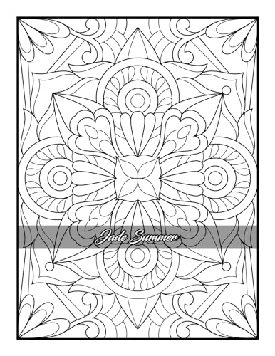 100 Amazing Patterns: An Adult Coloring Book with Fun, Easy, and Relaxing Coloring Pages - Image 17
