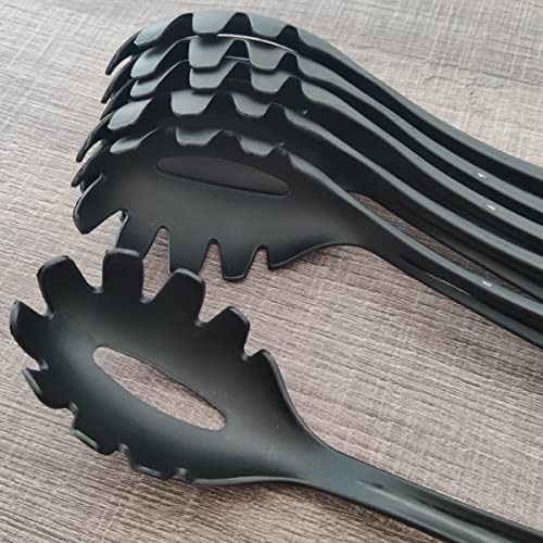 Jogo de Pegadores Macarrão Massa de Plástico 6 peças Preto Sanremo