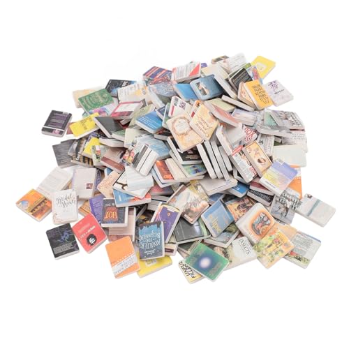 Estante Em Miniatura de Madeira, Agite Sua Ansiedade, Estante Em Miniatura para Livros, Presentes pa