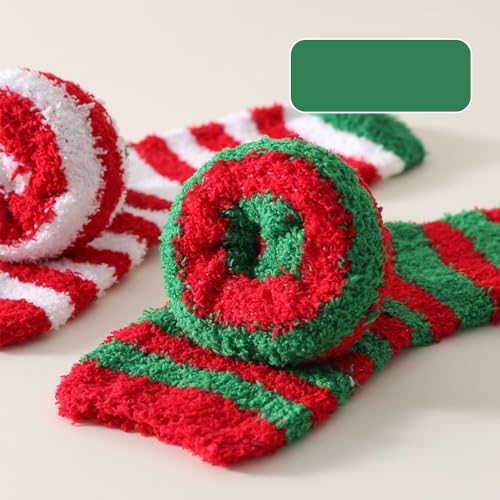 Image of Ginmewrae Fuzzy Socks for Women, Mothers Day Gifts Cozy Warm Fluffy Socks Thick Slipper Socks Birthday Valentine's Day Gifts