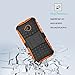 Sophmy Moto E (2nd Gen) Case, Hybrid Dual Layer Armor Protective Case Cover with Kickstand for Motorola Moto E (2nd Generation / 2015 Release) (Orange)