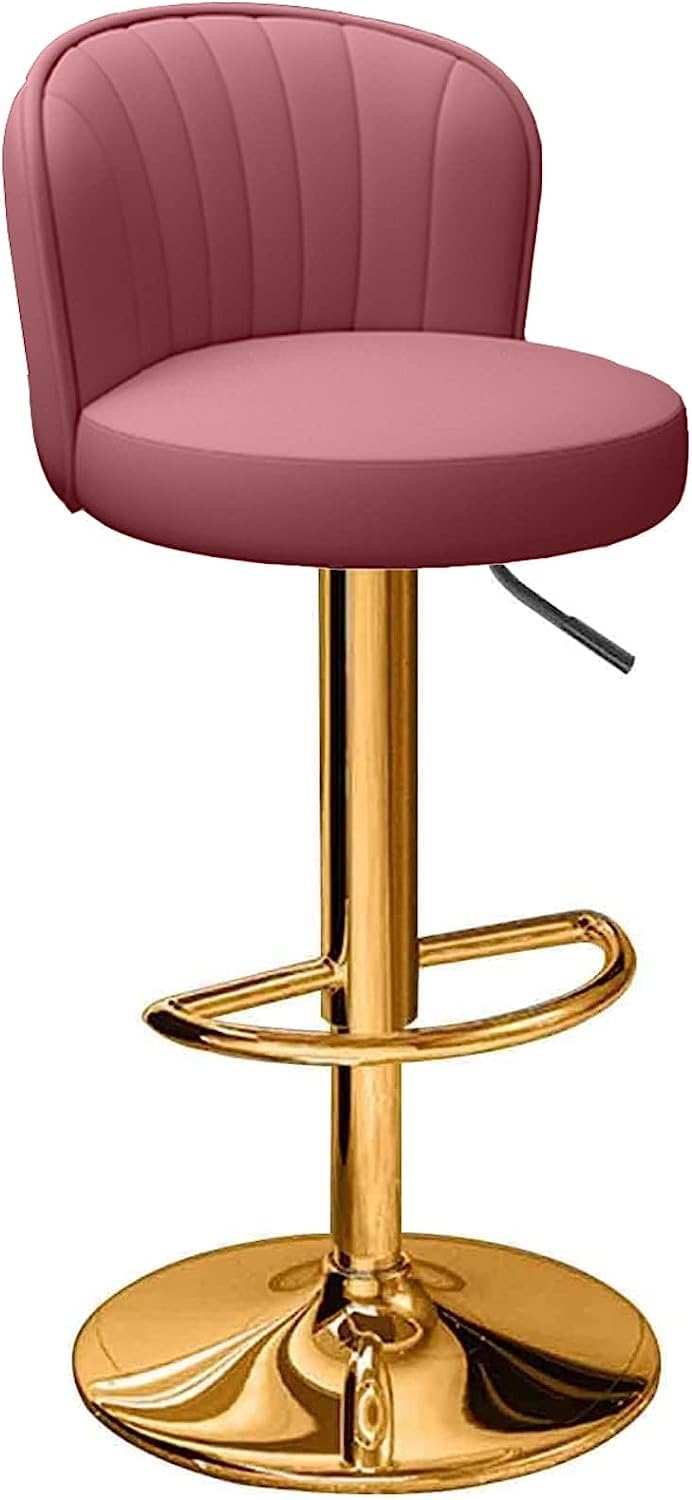 Tabouret de bar pivotant design chic doré pour cuisine raffinée