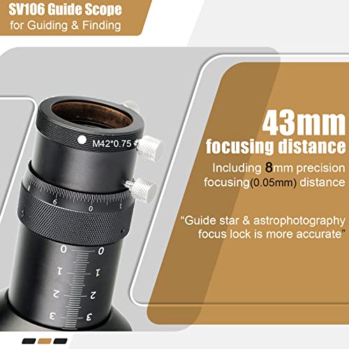 SVBONY SV106 Guide Scope Finder Scope 60mm,Helical Focuser Finder Multi-Use by SVBONY - Used condition - Image 3