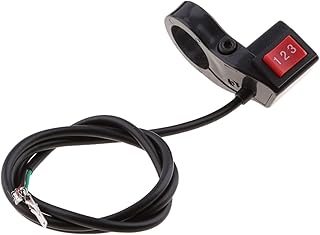 CXVFY Posición De La Velocidad Del Manillar 3 Spdt Switch Motorcycle Electric/Scooter - Controladores De Motor Sin Escobillas Negros