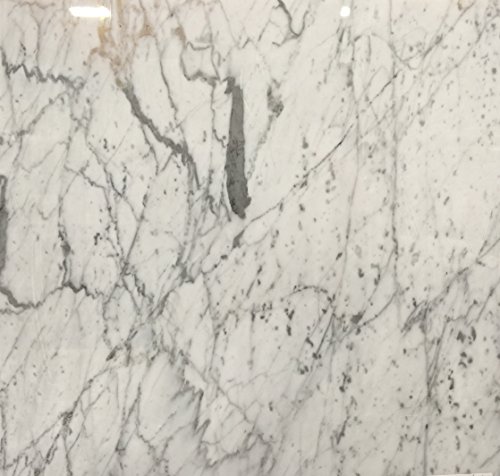 Italian White Carrara Marble Polished 12 x 12 Floor Tiles - LOT OF 100 SQF