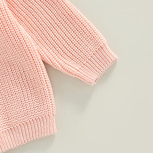 Image of Afunbaby Baby Girl Boy Knit Sweater Blouse Pullover Sweatshirt Warm Crewneck Long Sleeve Tops for Infant Toddler