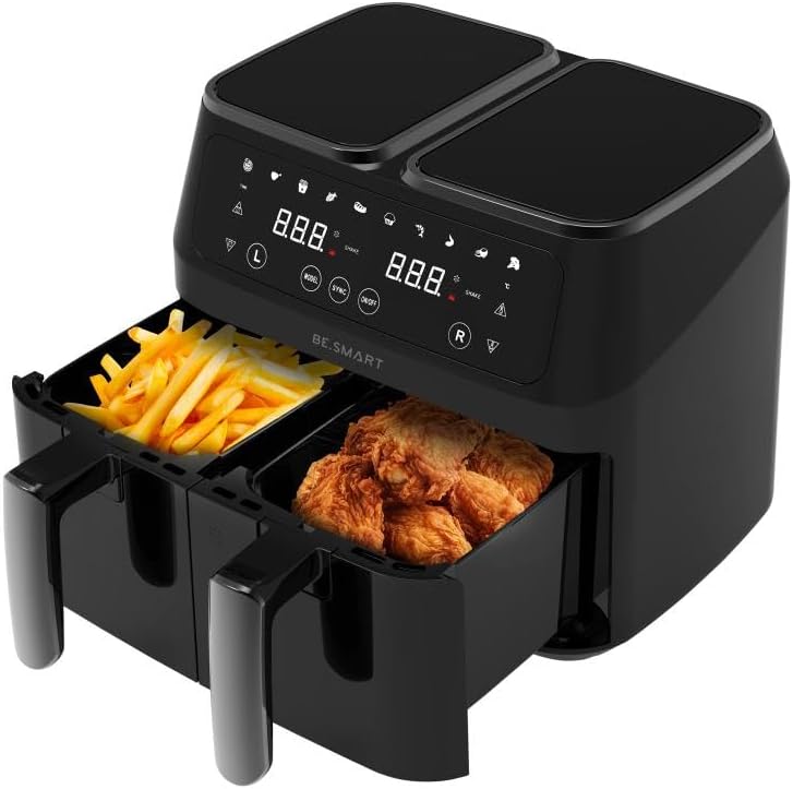 Fritadeira Elétrica Digital 8L 2800W Sem Óleo Preta 220v