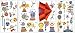 RoomMates RMK1266SCS Big Top Circus Peel & Stick Wall Decals