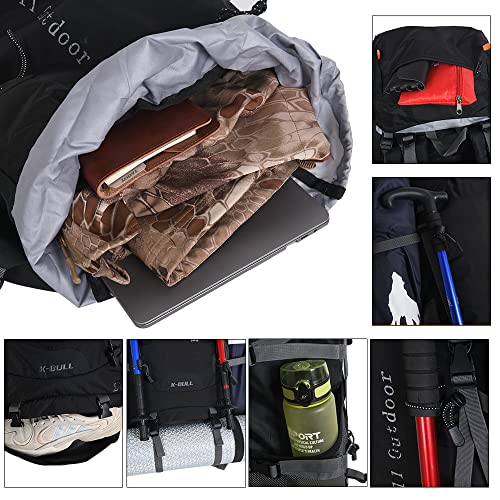 Ruru Monkey 50L Hiking Intenal Frame Backpack #TOP2