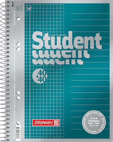 BRUNNEN Collegeblock Premium Student „DUO“ | A...