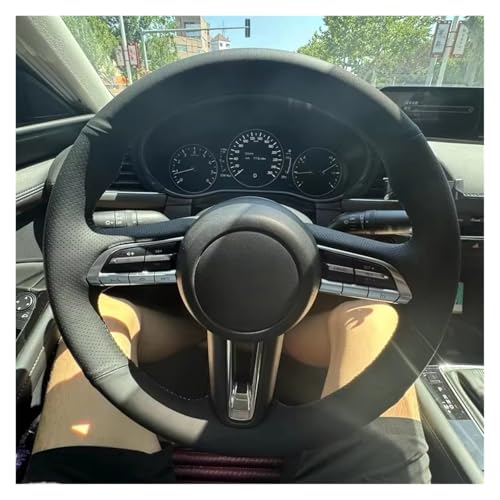 �ɓK������ �}�c�_3�ɓK������ �A�N�Z��2019 2020�ɓK������ CX-30 2020�ɓK������ MX-30 2020 �J�[�X�e�A�����O�z�C�[���J�o�[ �X�e�A�����O�z�C�[���ی�J�o�[(Yellow Thread)