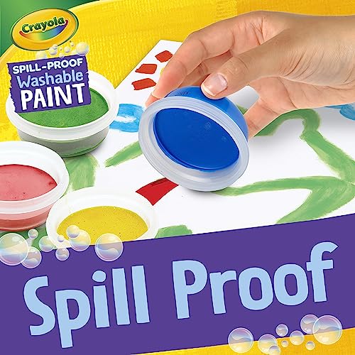 Image of Crayola Spill Proof Paint Set (25ct), Washable Paint for Kids, Kids Craft Supplies, Holiday Gift for Toddlers & Kids, Nontoxic, 3+
