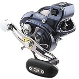 Daiwa LEXA-LC300PWRL-P Lexa-LC 5,5:1 Schnurzähler Baitcast Linkshänder, Power Handle