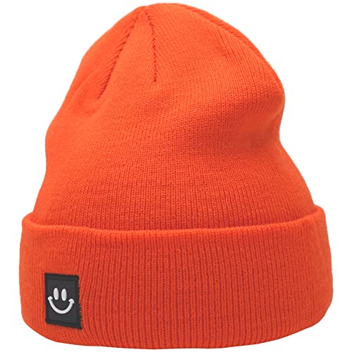 Image of 55cube Knit Beanie Hat Cuffed Plain Skull Cap for Men Women