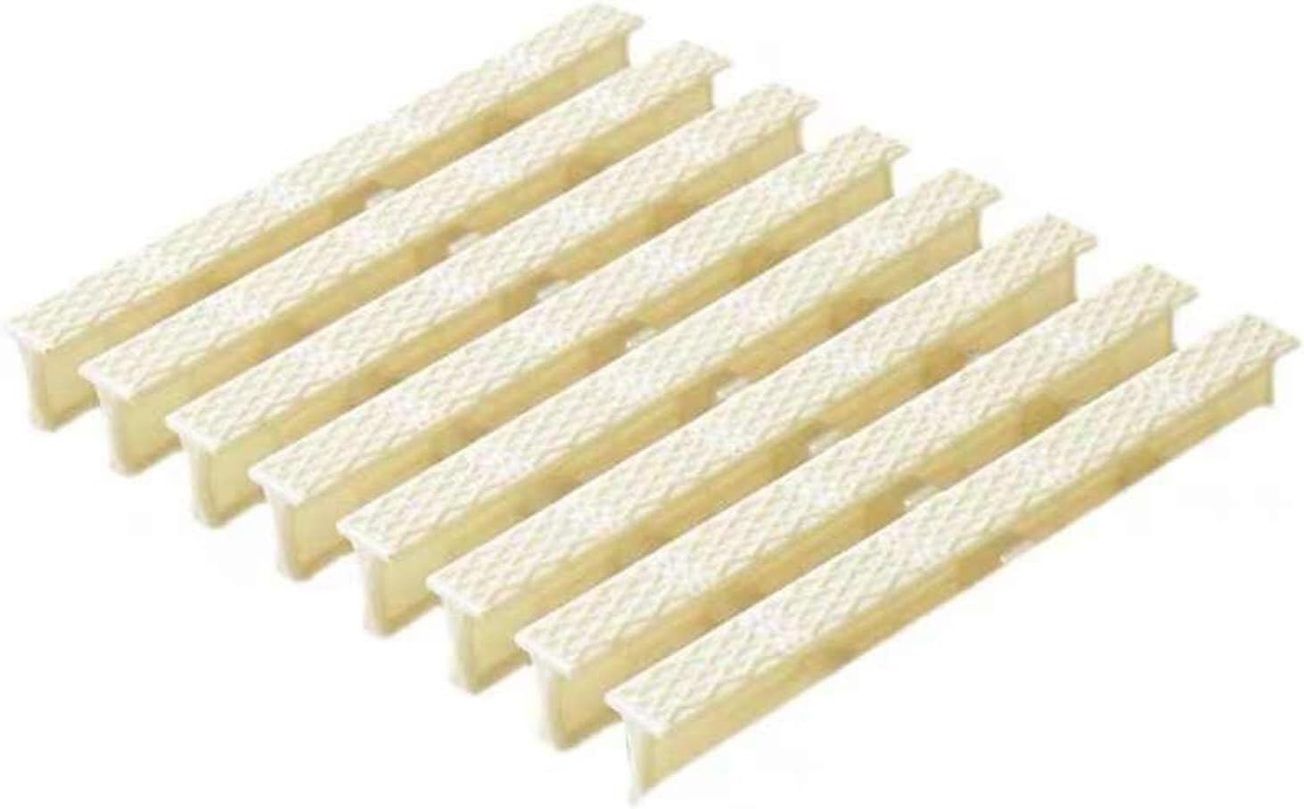Gouttières de piscine de terrasse et allées de patio en plastique