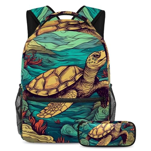 Cartables tortues océaniques 98 le grand sac solide contre le désordre scolaire