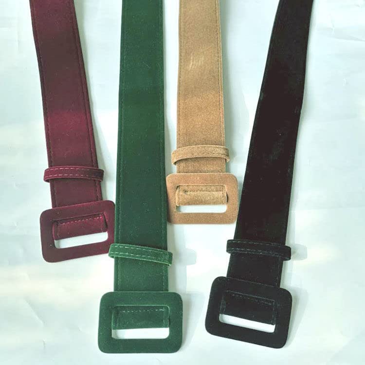 Women Velvet Wide Waist Belt Cinch Corset Waistband Vintage High Waist Belts for Dress, 1.97 inch Width 42 inch Length4