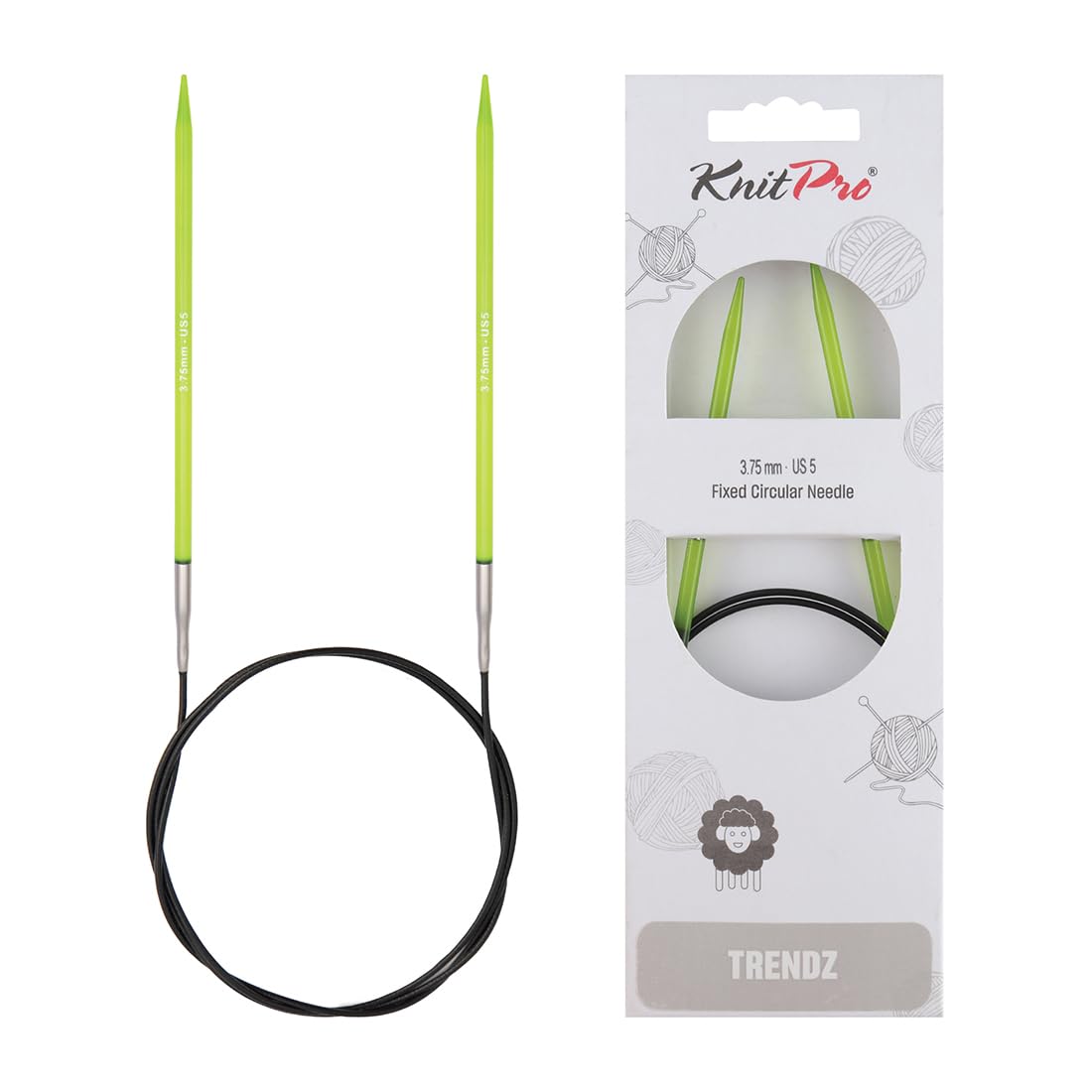 KnitPro Trendz Fixed Circular Needles 24" (60cm) | 3.75mm