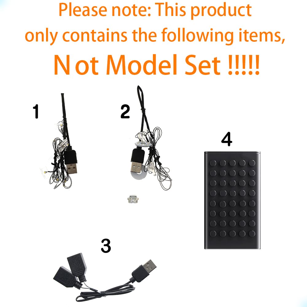 GEAMENT LED Light Kit Compatible with LEGO Flower Bouquet - Lighting set for Icons 10280 (Model Set Not Included) - Image 3