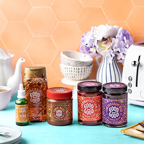 Good Good Sweet Concord Grape Jelly Jam - Keto Friendly - Low Calorie Without Added Sugars - Vegan - Gluten Free - Preserves - 12 Ounce (Pack Of 2) #TOP4