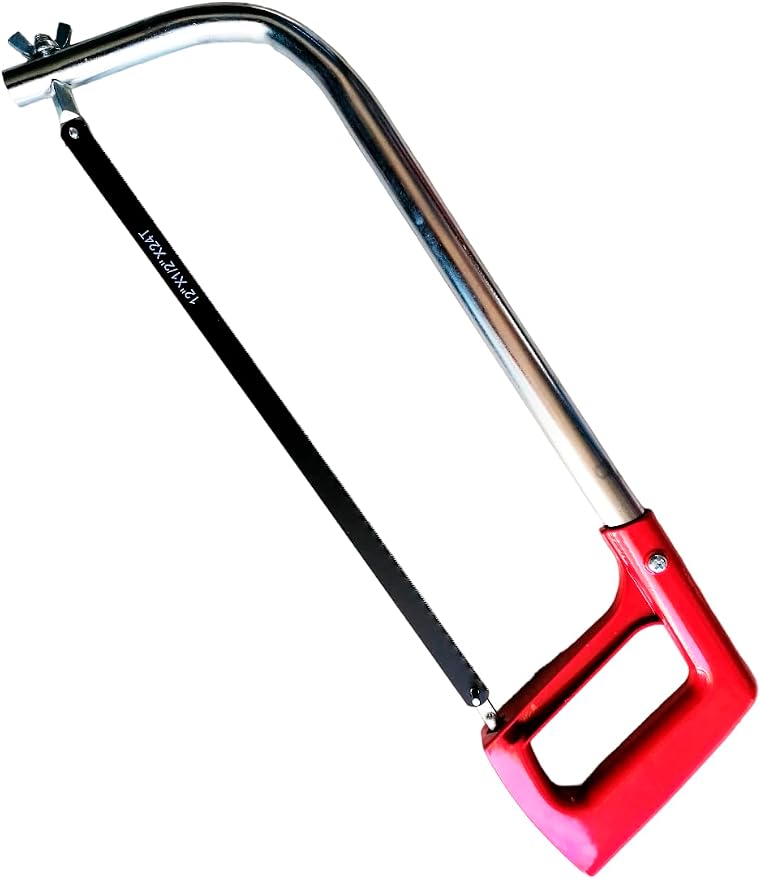 SIO Arco de Sierra para Metal 300 mm – Sierra de Arco Manual Profesional para Hierro, Acero, PVC y Aluminio – Segueta Metálica Resistente con Hoja Intercambiable – Herramienta Taller y Bricolaje en oferta en Amazon