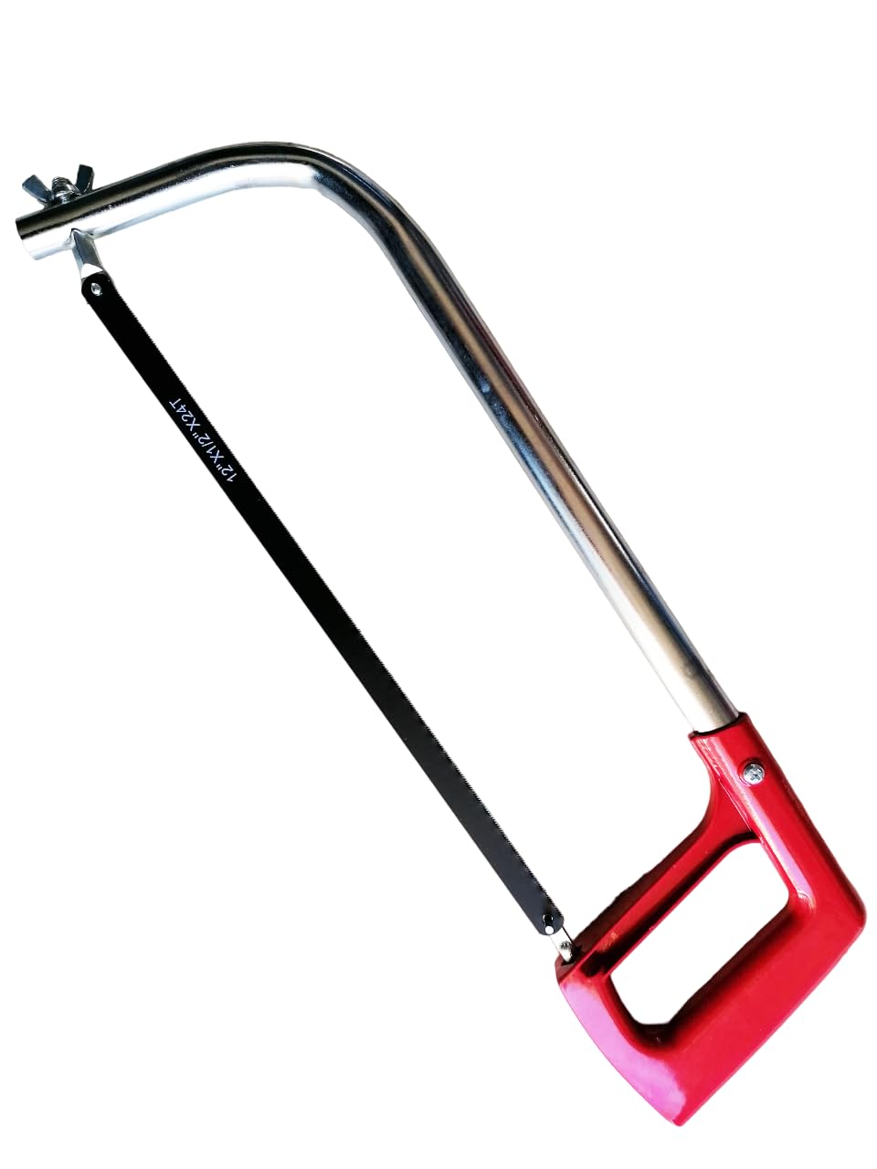 SIO Arco de Sierra para Metal 300 mm – Sierra de Arco Manual Profesional para Hierro, Acero, PVC y Aluminio – Segueta Metálica Resistente con Hoja Intercambiable – Herramienta Taller y Bricolaje