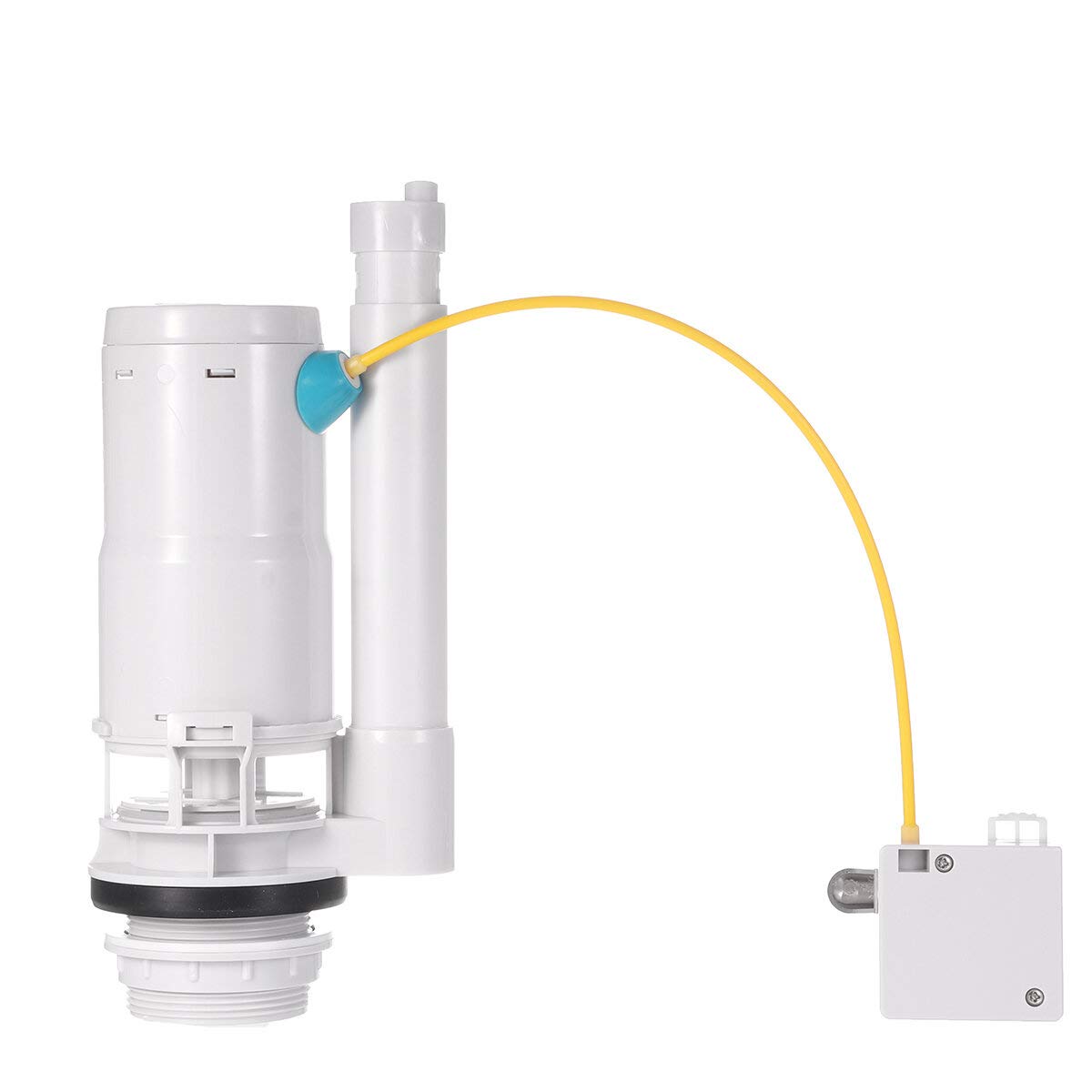 Toilet Flush Valve Button Cistern Dual Push Flush Siphon Fill Bottom Side Entry