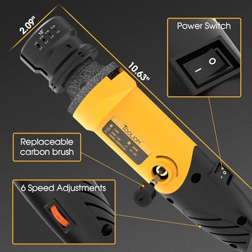 TOOLIOM Tungsten Sharpener with Dust Shield