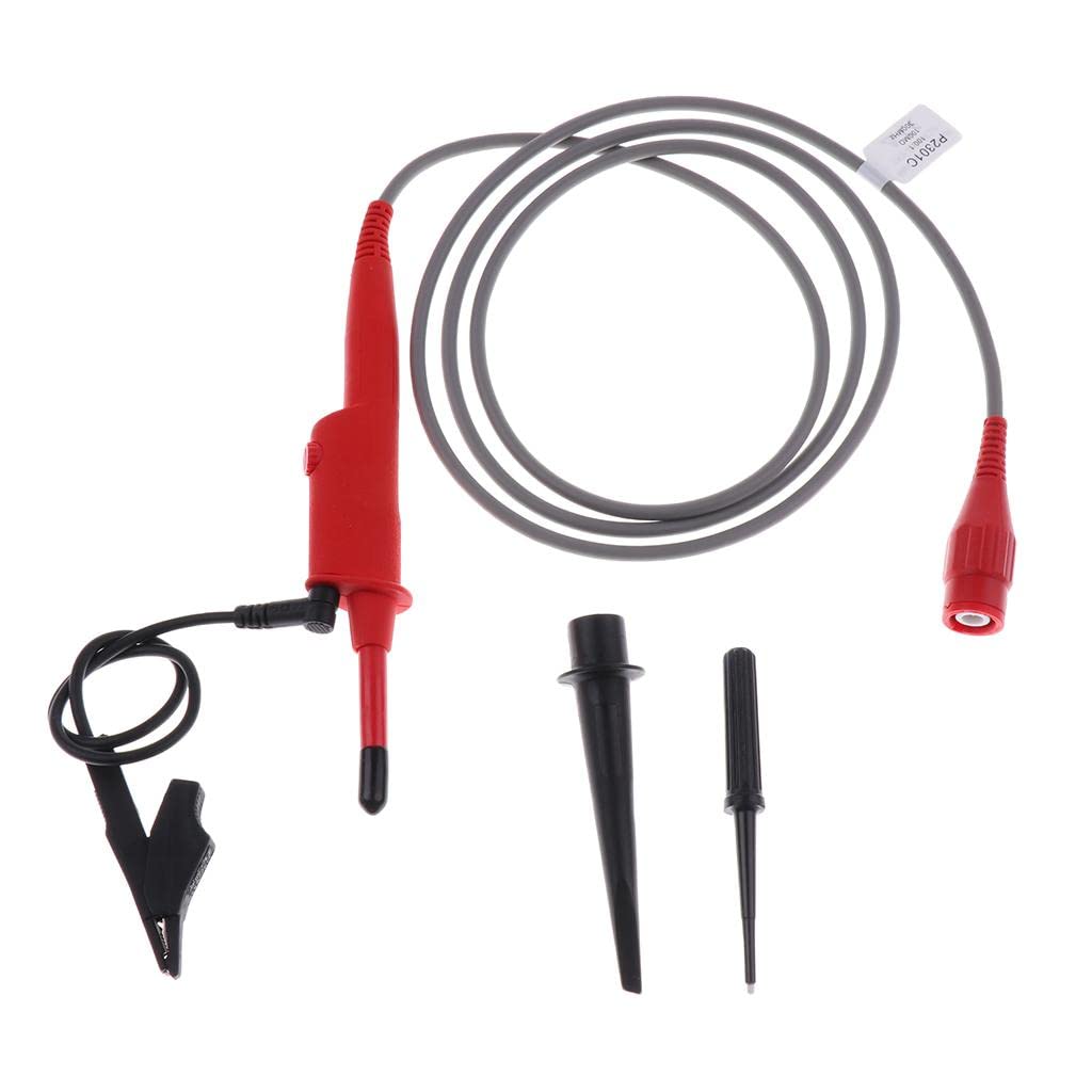 CALANDIS® 300 Mhz Oscilloscope Clip Probes with Accessory Kit,Oscilloscope Scope Clip Probe 100:1 Oscillograph High-Pressure Probe 300Mhz 5Kv