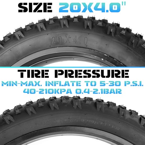 MAKELEN Studded Snow Bike Tires