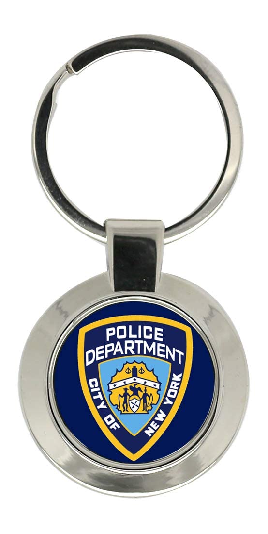 Giftshop Uk Unisex Silver Coloured Metal New York City Police Key Ring