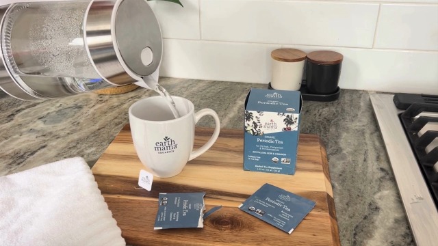 Earth Mama Organic Periodic Tea | Herbal Tea to Support Hormone Balance, Reproductive and Menstrual Cycle Health | 32 Teabags | Caffeine Free & Non-GMO