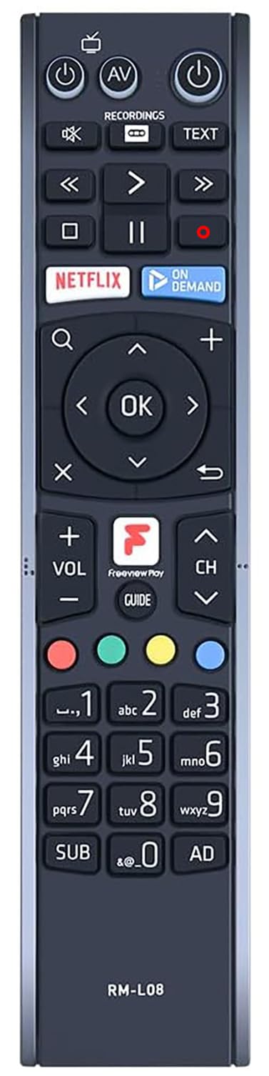RM-L08 RML08 Universal Remote Control Compatible for HUMAX Freeview Play HD TV Recorder FVP-4000T FVP-5000T FVP4000T FVP5000T Controller