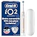 Oral-B iO 2 Cepillo de Dientes Eléctrico Rosa Suave, 1 Cabezal, 1 Estuche De Viaje, 3 Modos De Cepillado, Sensor De Presión y Temporizador, Diseñado por Braun