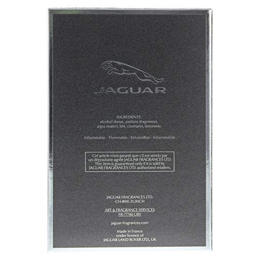 Image of Jaguar Classic Chromite Eau de Toilette for Men | Long Lasting | Fresh Oriental Woody Fragrance | Mandarin, Green Apple, Incense Wood, Patchouli, Cedarwood, Tonka Bean & Praline | Designer Men's Perfume | Bold Masculine Fragrance Gift for Him | 100ml
