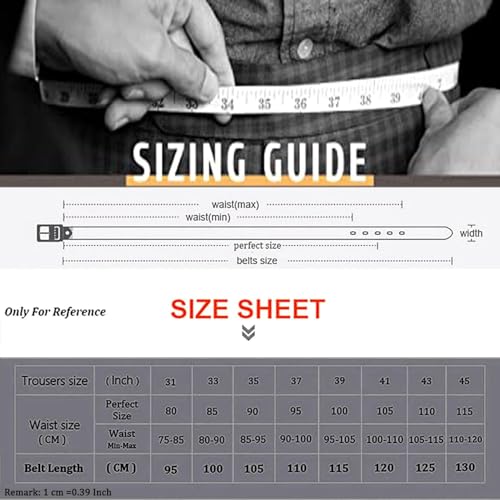 Classic Belt Leather Stitching Belt Men with Engraved Animal Belt for Men Buckle Slide Waist Strap Trim to Fit Belts2