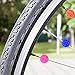 tddouck Bike Wheel Spokes Luminous Colorful Beads Clip Bike Decoration Accessory 72pcsBike