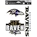 WinCraft NFL ボルチモア・レイブンズ デカール 多目的ファン 3パック チームカラー ワンサイズ