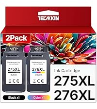PG-275XL/CL-276XL Ink Cartridge Combo – Replacement For Canon PIXMA TS/TR Series Printers (Black & Tri-Color)
