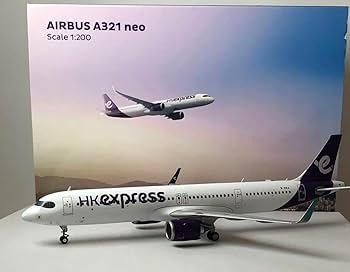 HK Express Airbus A321 1/200モデル Amazon.co.jp: 1 200 JC HK express A321 neo Hong Kong Express