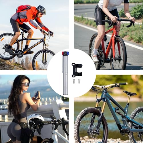 Bomba de bicicleta de 11 bar y mini inflador de neumáticos portátil de mano 4